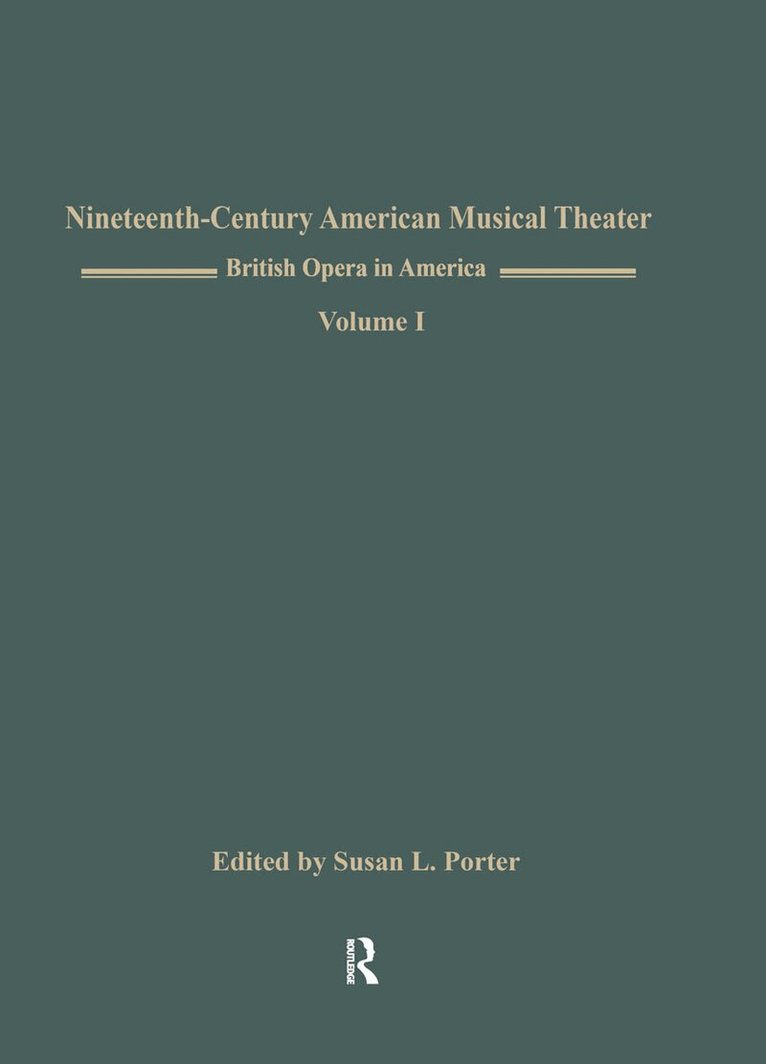 Susan L. Porter - British Opera in America, Inbunden