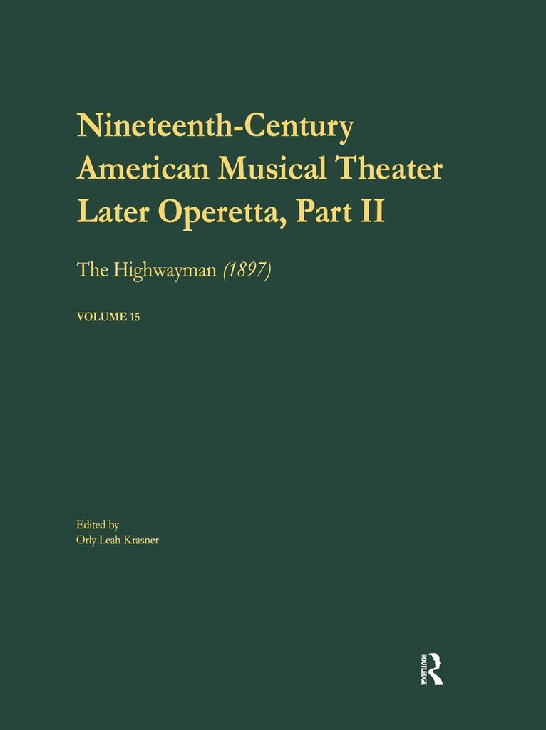 Orly Leah Krasner - Later Operetta 2, Inbunden