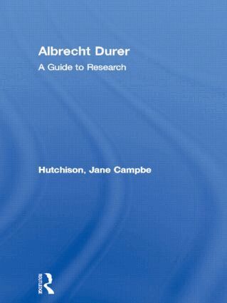 Jane Campbell Hutchison - Albrecht Durer, Inbunden. Tillgänglighet: Lägg i varukorg