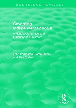 John Partington, Barrie Stacey, Alan Turland - Governing Independent Schools, Häftad. Tillgänglighet: Lägg i varukorg