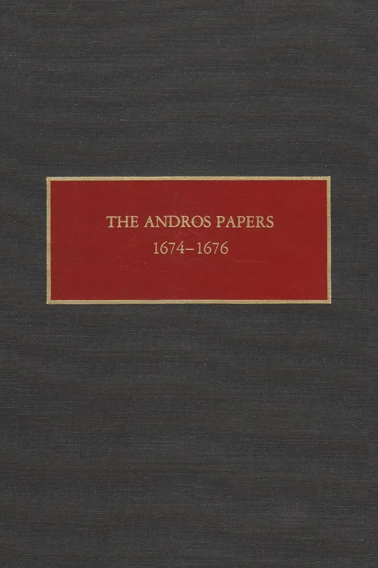 Florence A. W. Christoph, Peter R. Christoph - Andros Papers, 1674-1676, Inbunden. Tillgänglighet: Tillfälligt slut