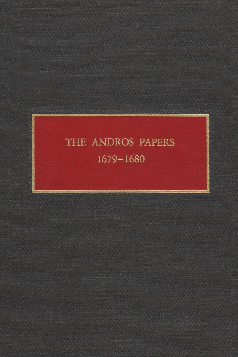 Peter R. Christoph, Florence A. W. Christoph - Andros Papers 1679-1680, Inbunden. Tillgänglighet: Tillfälligt slut