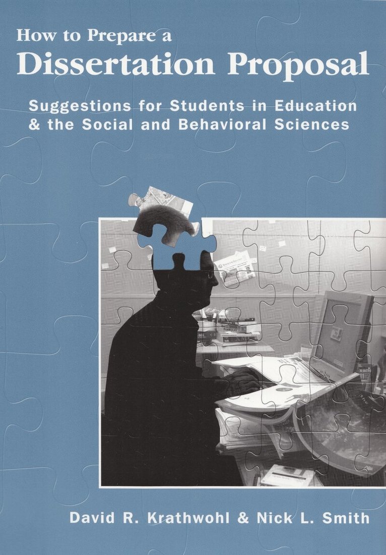 David R. Krathwohl - How to Prepare a Dissertation Proposal, Häftad