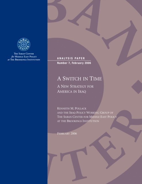 Kenneth M. Pollack - Switch in Time, E-bok