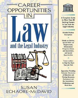 Susan Echaore-McDavid - Career Opportunities in Law and the Legal Industry, Inbunden. Tillgänglighet: Tillfälligt slut