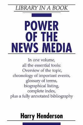 Harry Henderson - Power of the News Media, Inbunden. Tillgänglighet: Tillfälligt slut