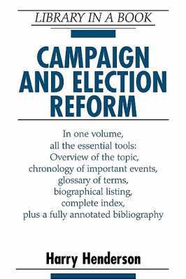 Harry Henderson - Campaign and Election Reform, Inbunden. Tillgänglighet: Tillfälligt slut