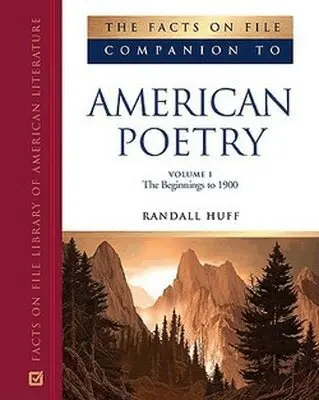 Burt Kimmelman, Temple Cone, Randall Huff - Facts on File Companion to American Poetry, Inbunden. Tillgänglighet: Tillfälligt slut