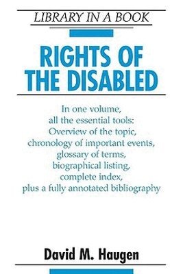 David M. Haugen - Rights of the Disabled, Inbunden. Tillgänglighet: Tillfälligt slut