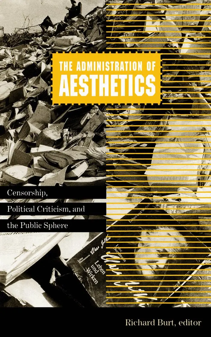 Richard Burt - Administration of Aesthetics, Häftad. Tillgänglighet: Tillfälligt slut