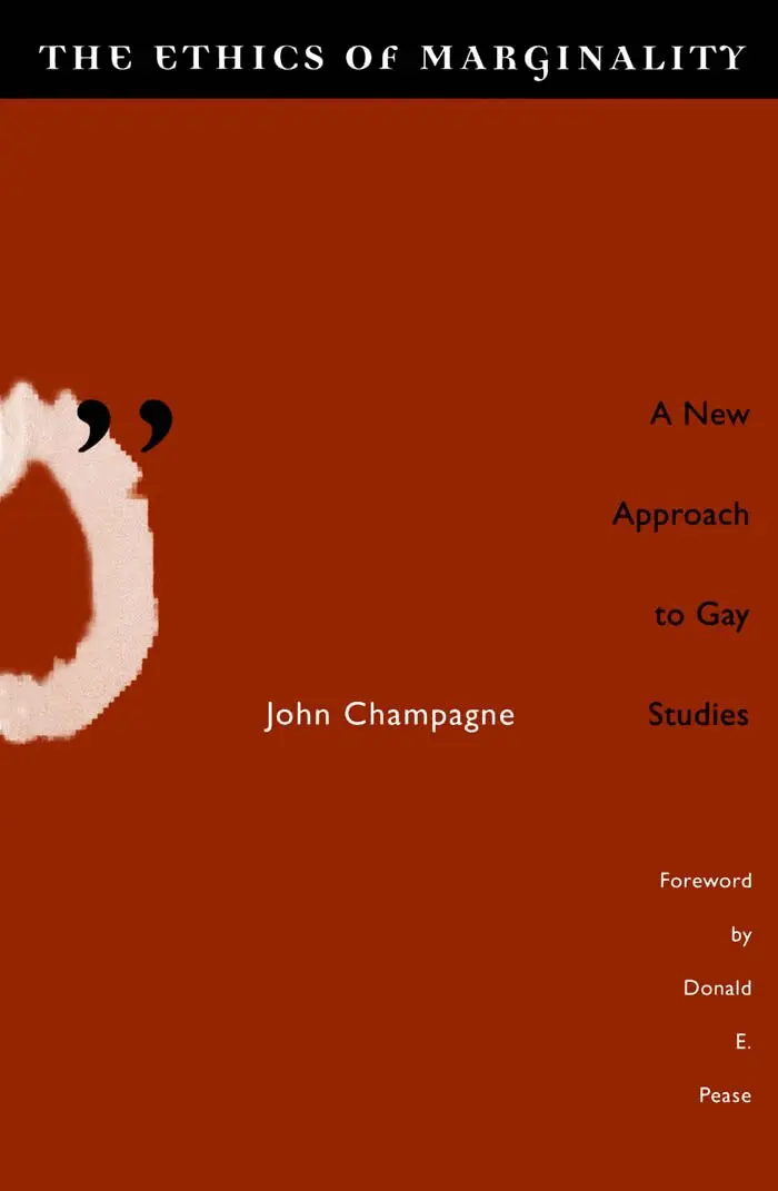 John Champagne - Ethics of Marginality, Häftad. Tillgänglighet: Tillfälligt slut