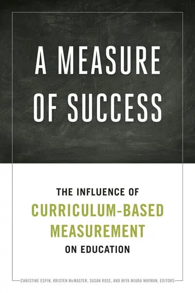 Christine A. Espin, Kristen L. McMaster, Susan Rose, Miya Miura Wayman - Measure of Success, Inbunden. Tillgänglighet: Tillfälligt slut