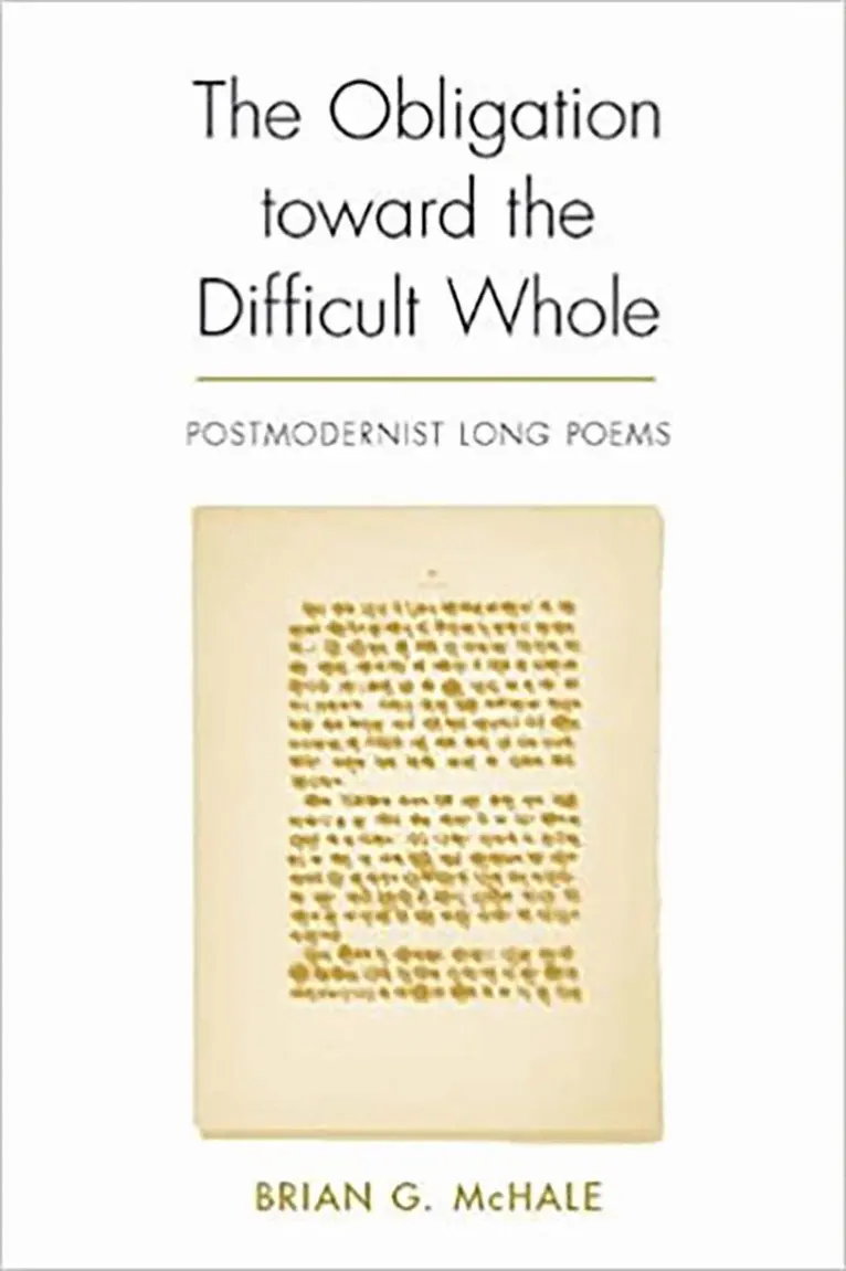 Brian McHale - Obligation Toward the Difficult Whole, Inbunden. Tillgänglighet: Tillfälligt slut