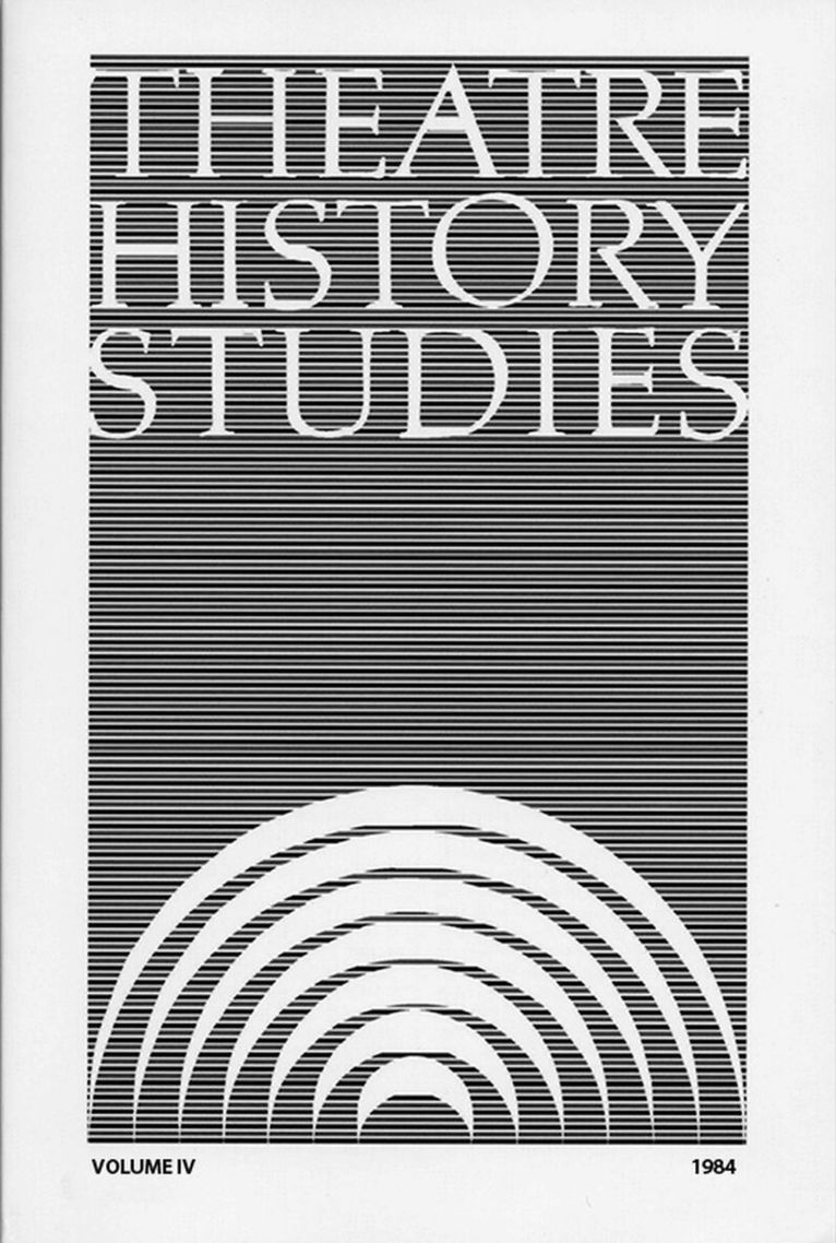 Ron Engle - Theatre History Studies 1984, Vol. 4, Häftad. Tillgänglighet: Tillfälligt slut