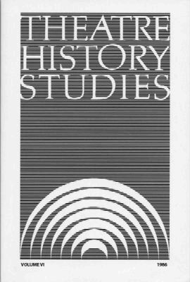 Ron Engle - Theatre History Studies 1986, Häftad. Tillgänglighet: Tillfälligt slut