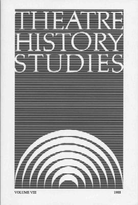 Ron Engle - Theatre History Studies 1988, Häftad. Tillgänglighet: Tillfälligt slut