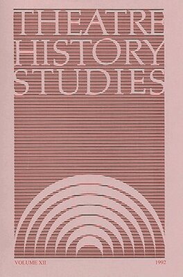 Ron Engle - Theatre History Studies 1992, Häftad. Tillgänglighet: Tillfälligt slut
