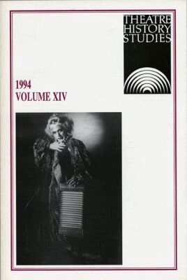 Robert Schanke - Theatre History Studies 1994, Häftad. Tillgänglighet: Tillfälligt slut