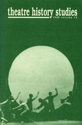 Robert Schanke - Theatre History Studies 1996, Häftad. Tillgänglighet: Tillfälligt slut