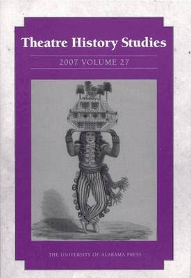 Theatre History Studies, Rhona Justice-Malloy - Theatre History Studies V. 27, Häftad. Tillgänglighet: Tillfälligt slut