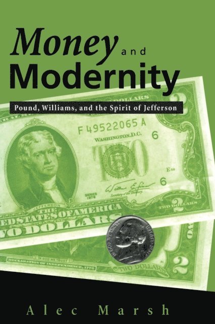 Alec Marsh - Money and Modernity, E-bok
