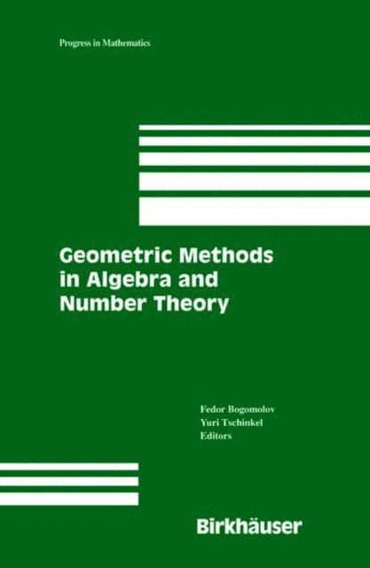 Yuri Tschinkel, Fedor Bogomolov - Geometric Methods in Algebra and Number Theory, E-bok