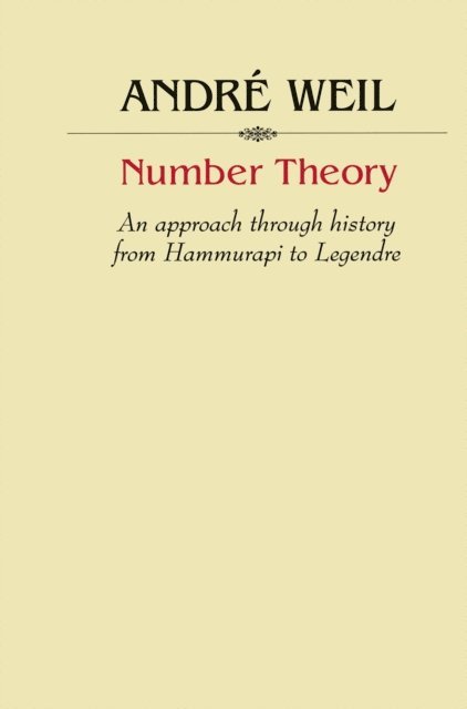 Andre Weil - Number Theory, E-bok