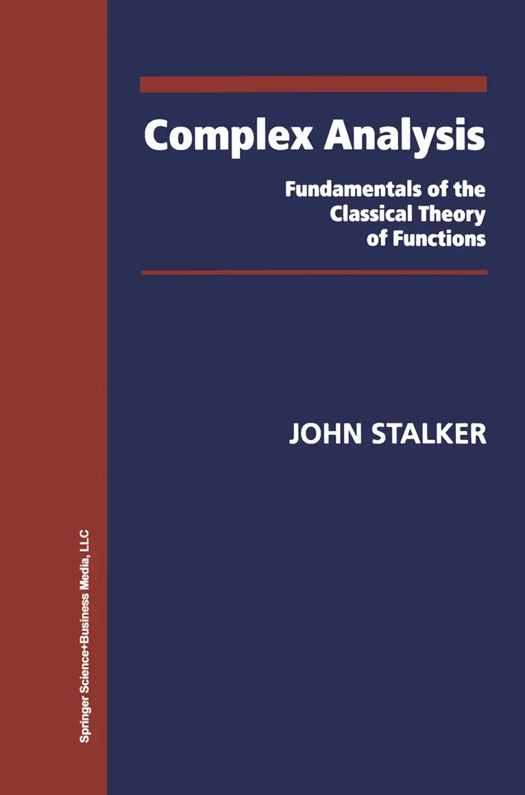 John Stalker - Complex Analysis, Häftad. Tillgänglighet: Lägg i varukorg