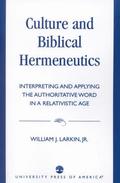 Culture and Biblical Hermeneutics