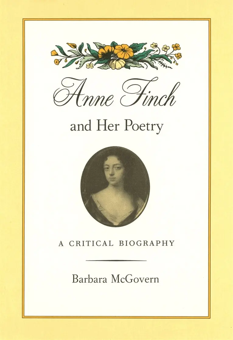 Barbara McGovern - Anne Finch and Her Poetry, Inbunden. Tillgänglighet: Lägg i varukorg