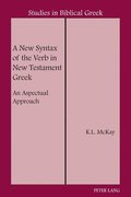New Syntax of the Verb in New Testament Greek