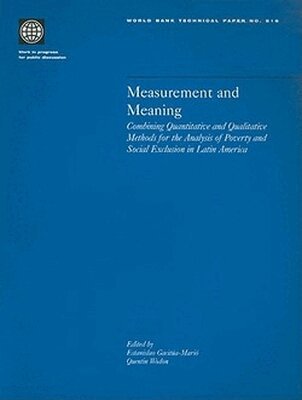 Quentin Wodon, Estanislao Gacitua-Mario - Measurement and Meaning, Häftad. Tillgänglighet: Tillfälligt slut