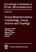 Group Representations Summer Research Institute on Cohomology, Representations, and Actions of Finite Groups, July 7-27, 1996, University of Washington, Seattle