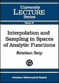 Interpolation and Sampling in Spaces of Analytic Functions