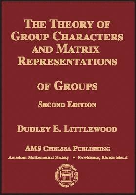 Theory of Group Characters and Matrix Representations of Groups