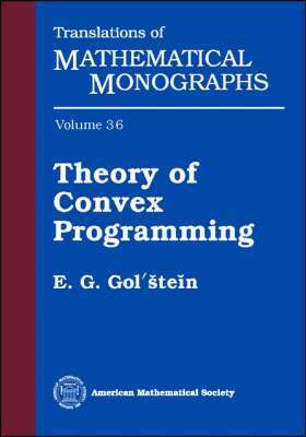 Theory of Convex Programming