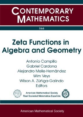 Antonio Campillo, Gabriel Cardona, Alejandro Melle-Hernandez, Wim Veys, Wilson A. Zuniga-Galind - Zeta Functions in Algebra and Geometry, Häftad