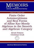 Finite Order Automorphisms and Real Forms of Affine Kac-Moody Algebras in the Smooth and Algebraic Category