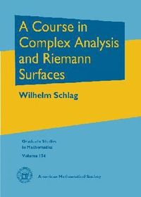 Course in Complex Analysis and Riemann Surfaces