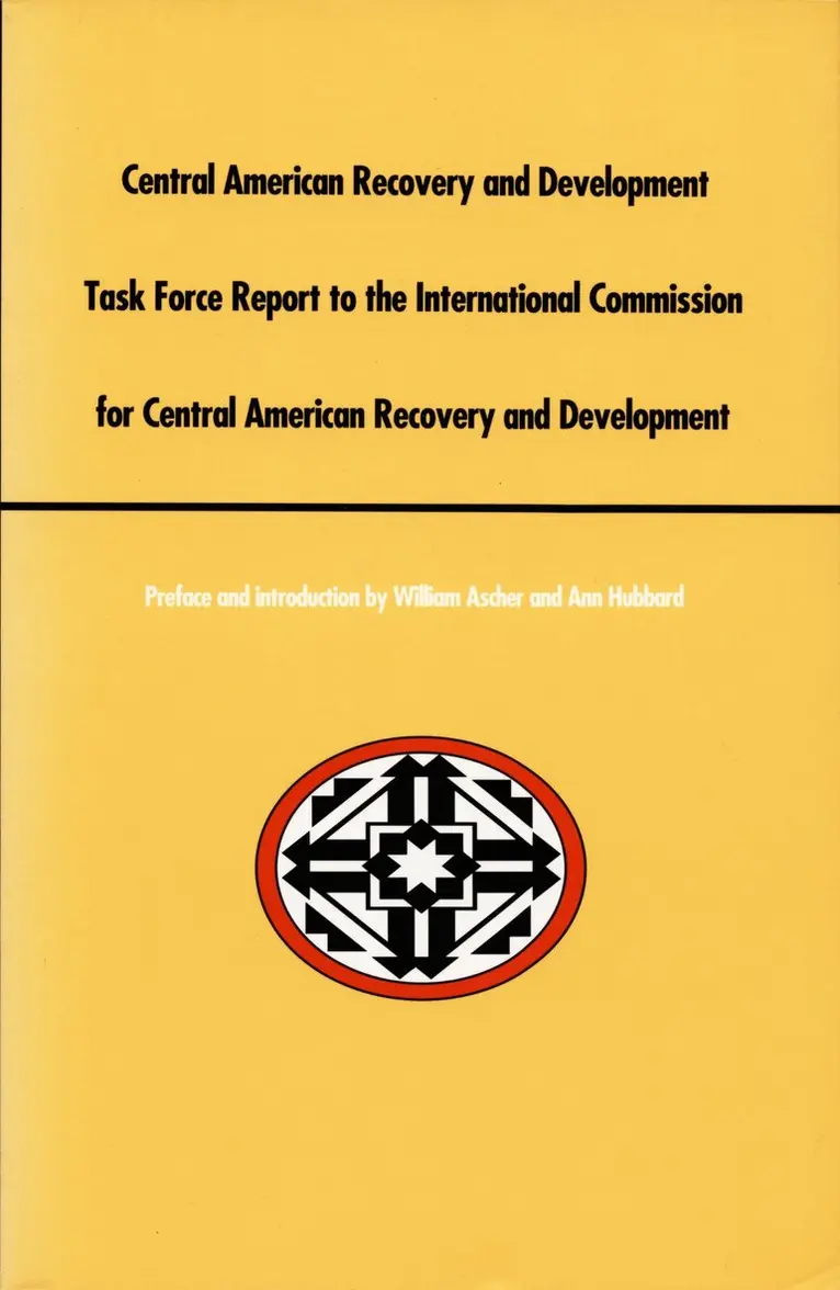 William L Ascher, Ann Hubbard - Central American Recovery and Development, Inbunden. Tillgänglighet: Tillfälligt slut