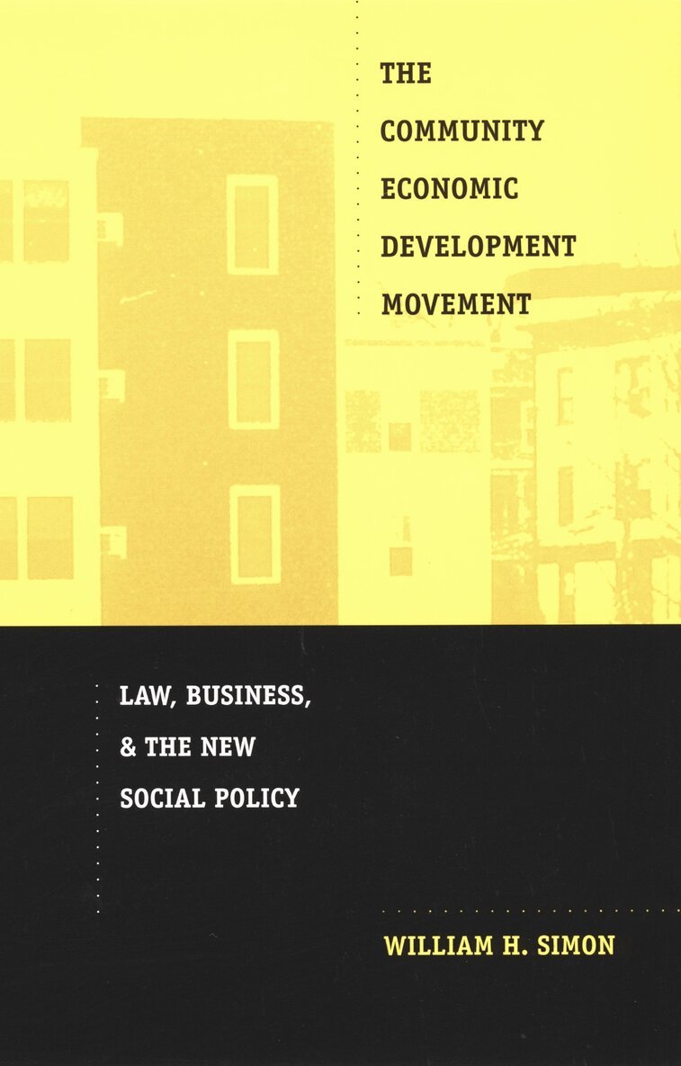 William H. Simon - Community Economic Development Movement, Inbunden. Tillgänglighet: Tillfälligt slut
