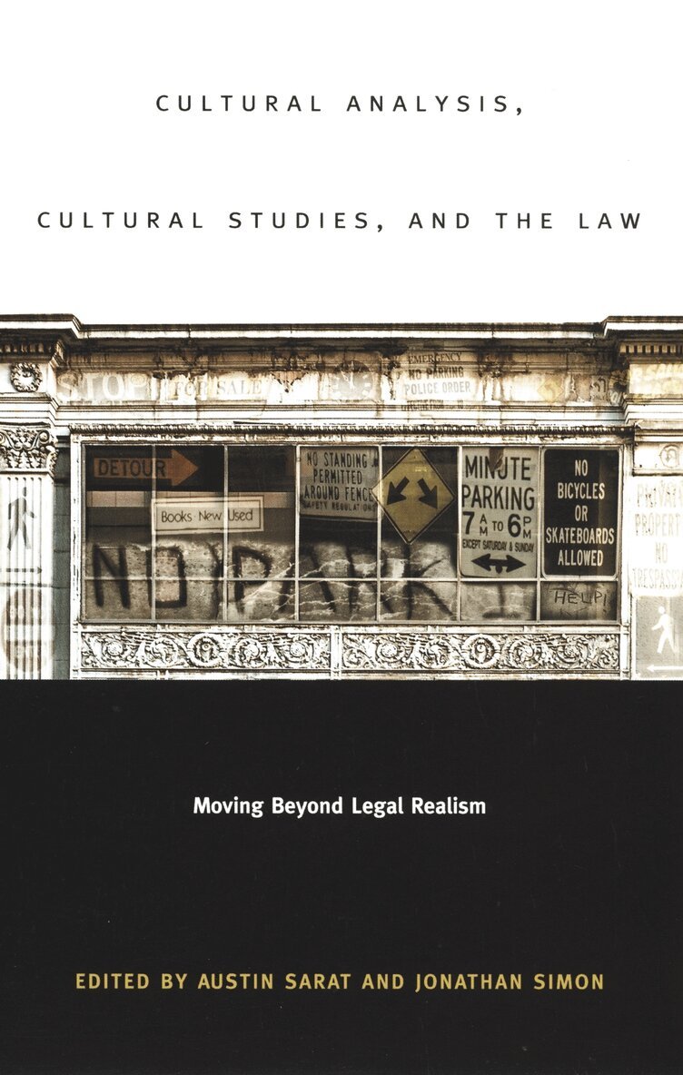 Austin D. Sarat, Jonathan Simon - Cultural Analysis, Cultural Studies, and the Law, Inbunden. Tillgänglighet: Tillfälligt slut