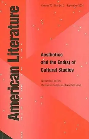 Christopher Castiglia - Aesthetics and the End(s) of American Cultural Studies, Häftad. Tillgänglighet: Tillfälligt slut
