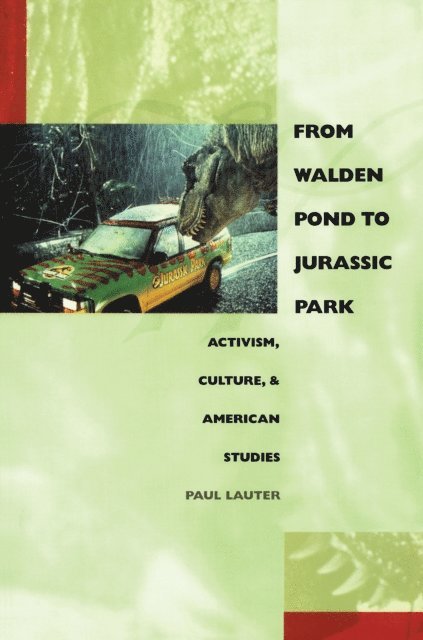 Paul Lauter - From Walden Pond to Jurassic Park, E-bok