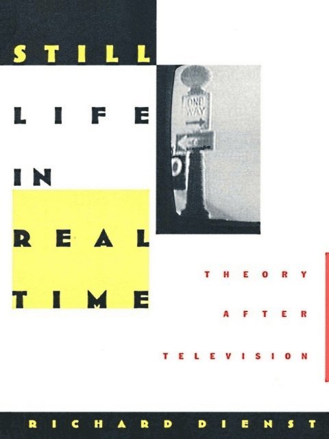 Richard Dienst - Still Life in Real Time, E-bok