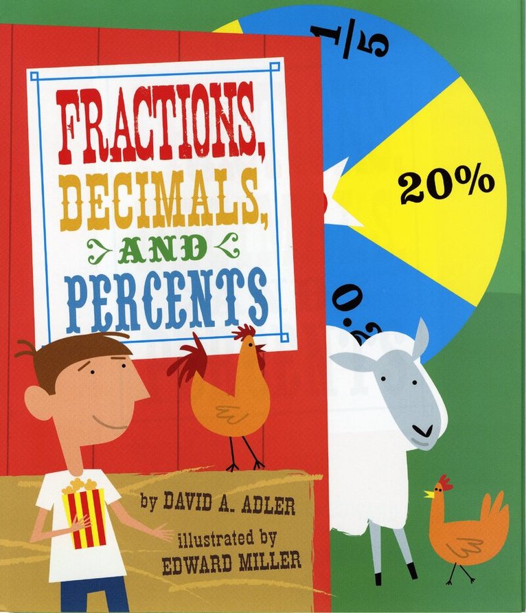 David A. Adler - Fractions, Decimals, and Percents, Häftad