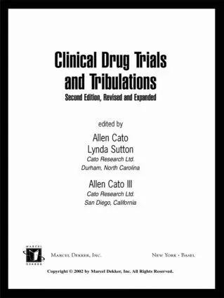 Allen Cato, Allen Sutton, Allen Cato III - Clinical Drug Trials and Tribulations, Revised and Expanded, Inbunden. Tillgänglighet: Lägg i varukorg
