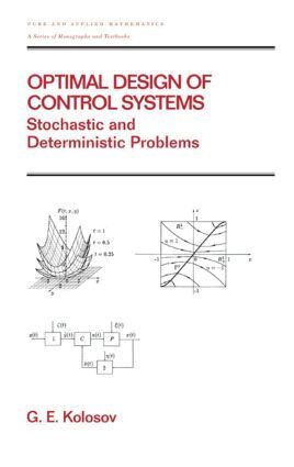 Gennadii E. Kolosov - Optimal Design of Control Systems, Inbunden. Tillgänglighet: Lägg i varukorg