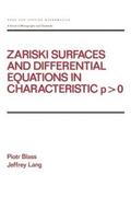 Zariski Surfaces and Differential Equations in Characteristic P &lt; O