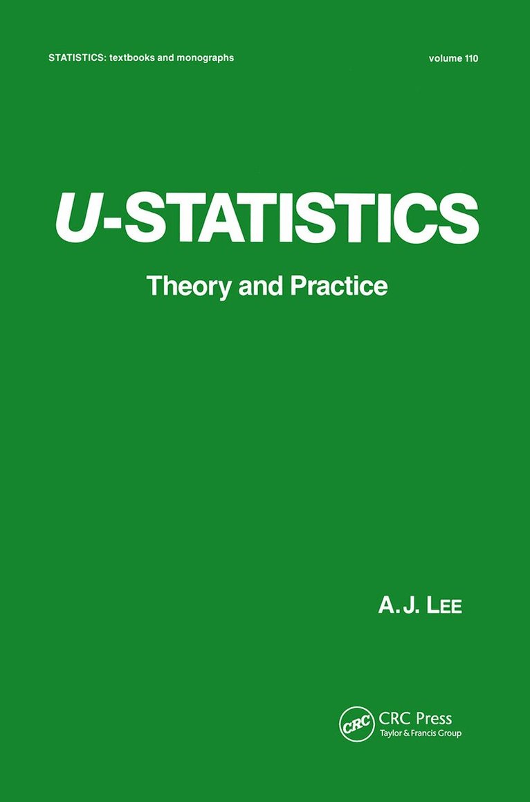 Lee - U-Statistics, Inbunden